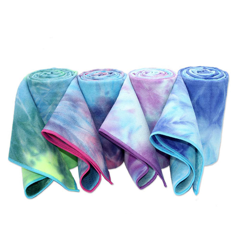 China Non Slip Standard Sized 24 inchx72 inch Hot Yoga Towel Manufacturer  and Supplier